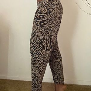 Zebra print vintage hammer pants